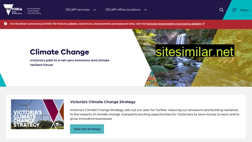 climatechange.vic.gov.au alternative sites
