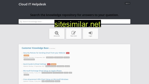 cloudhelpdesk.com.au alternative sites