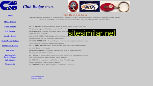 clubbadge.com.au alternative sites