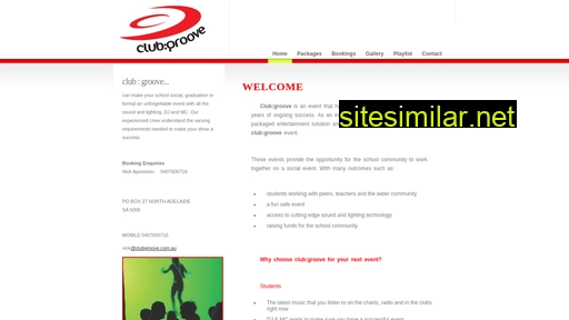 clubgroove.com.au alternative sites