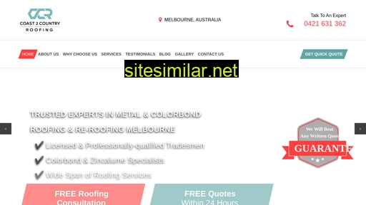 Coast2countryroofing similar sites