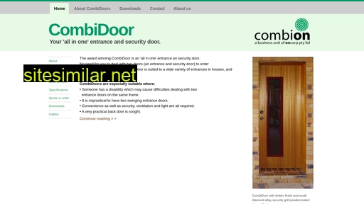 combidoor.com.au alternative sites