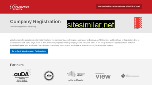 Company-registration similar sites