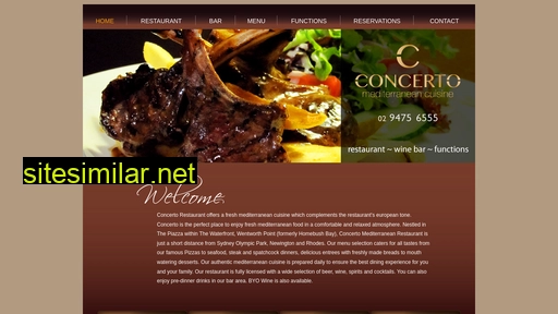 concertorestaurant.com.au alternative sites