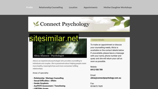 connectpsychology.com.au alternative sites