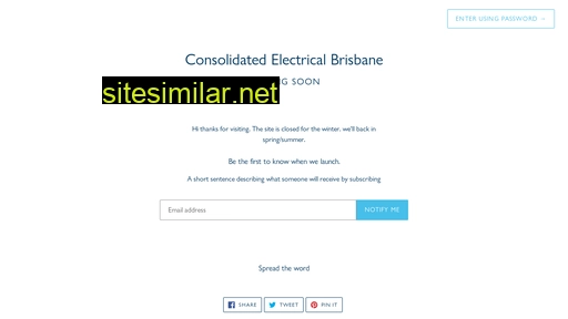 consolidatedelectrical.com.au alternative sites