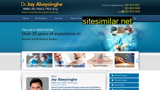 consultantsurgeon.com.au alternative sites