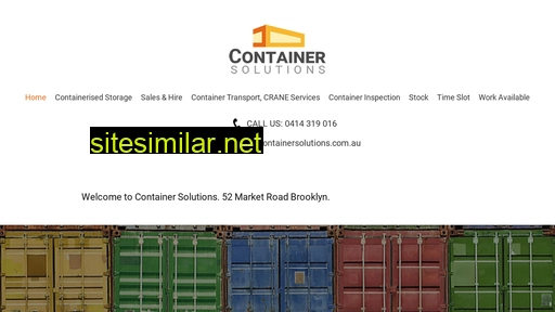 containersolutions.com.au alternative sites