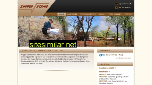 copperstrike.com.au alternative sites