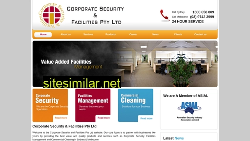 corporatesecurityfacilities.com.au alternative sites
