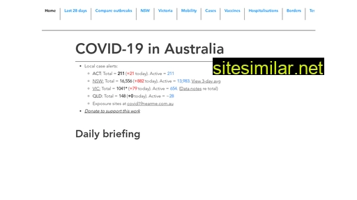 Covid19data similar sites