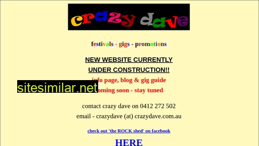 crazydave.com.au alternative sites