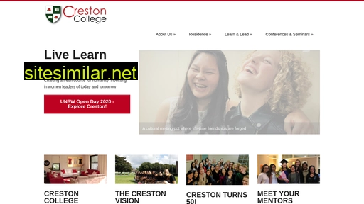 Crestoncollege similar sites