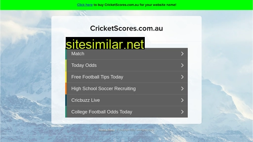 Cricketscores similar sites