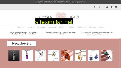 crystalheart.com.au alternative sites
