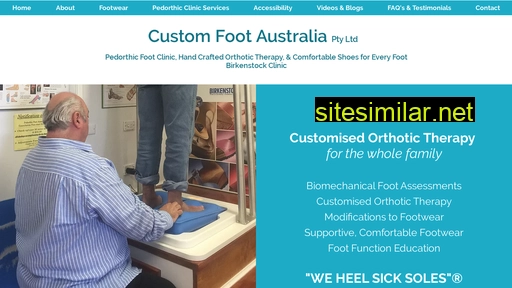 customfoot.com.au alternative sites