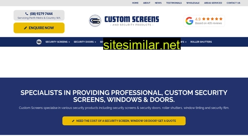 customscreens.com.au alternative sites