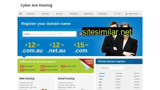 Cyberacehosting similar sites