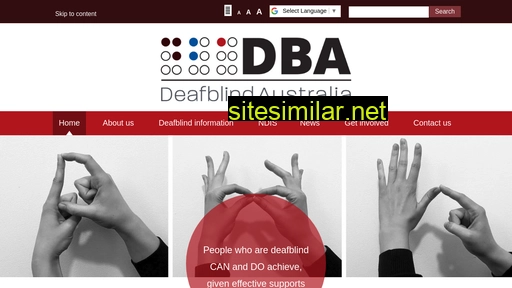 deafblind.org.au alternative sites