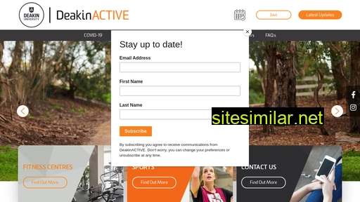 deakinactive.com.au alternative sites