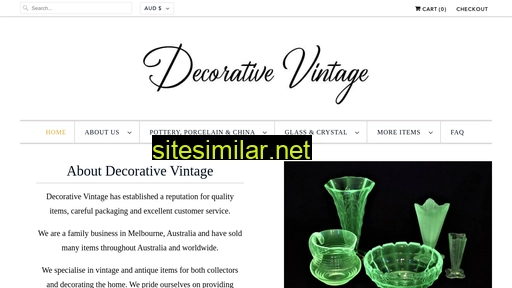 decorativevintage.com.au alternative sites