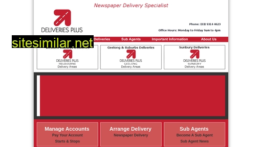 deliveriesplus.com.au alternative sites