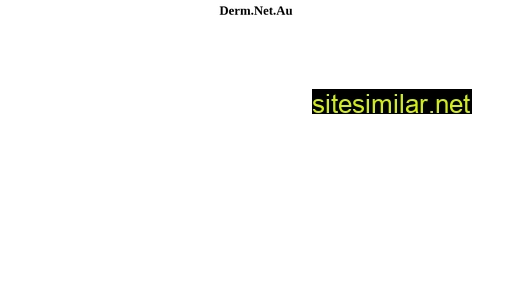 derm.net.au alternative sites