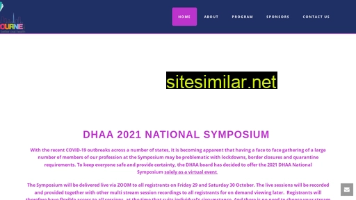 dhaasymposium2021.com.au alternative sites