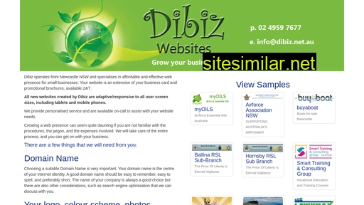 dibiz.net.au alternative sites