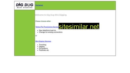 digdug.com.au alternative sites