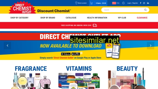 directchemistoutlet.com.au alternative sites