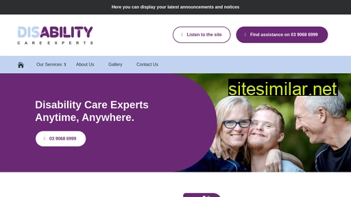 Disabilitycareexperts similar sites