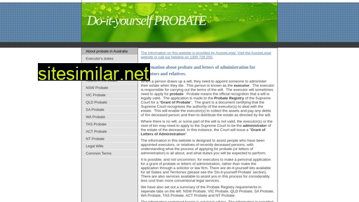 diy-probate.com.au alternative sites