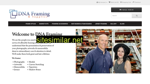 dnaframing.com.au alternative sites