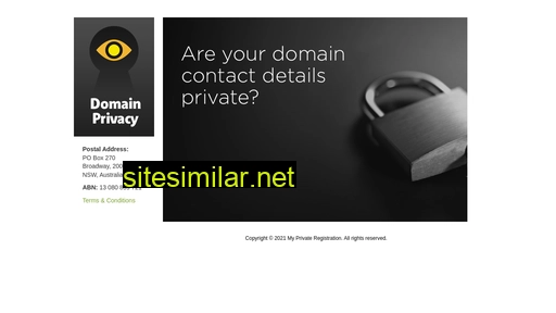 Domainprivacyservice similar sites