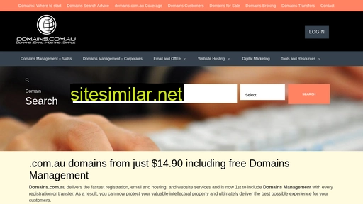 domains.com.au alternative sites