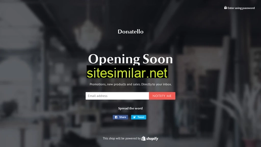 donatello.com.au alternative sites