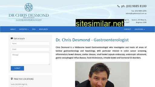 drchrisdesmond.com.au alternative sites