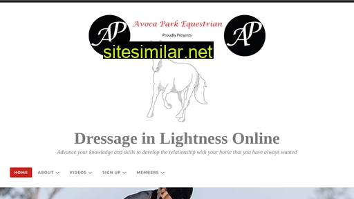 dressageinlightnessonline.com.au alternative sites