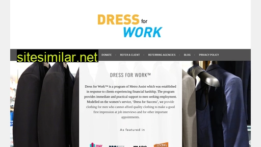 dressforwork.org.au alternative sites