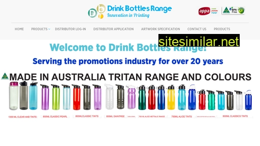 drinkbottlesrange.com.au alternative sites