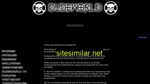 dudeworld.com.au alternative sites