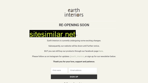 earthinteriors.com.au alternative sites