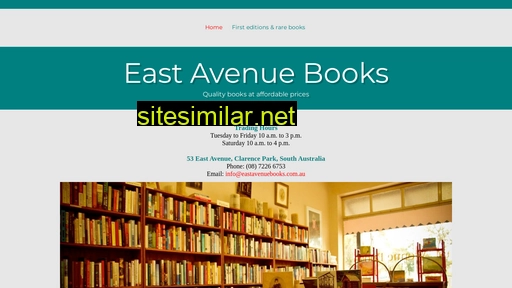 eastavenuebooks.com.au alternative sites