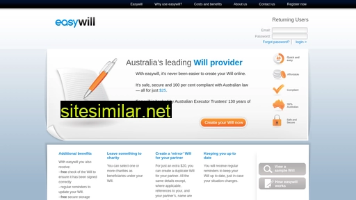 Easywill similar sites