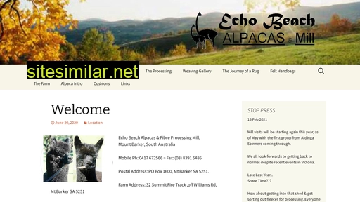 echobeachalpacas.com.au alternative sites