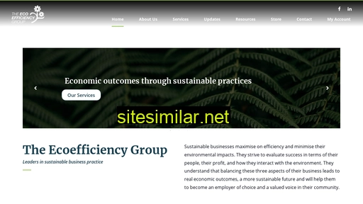 Ecoefficiencygroup similar sites