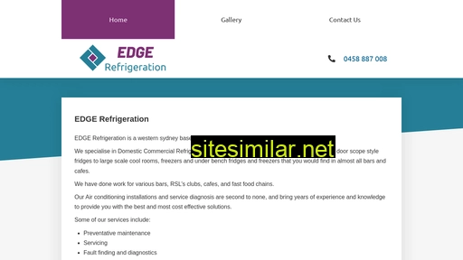 edgerefrigeration.com.au alternative sites