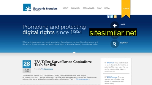 efa.org.au alternative sites