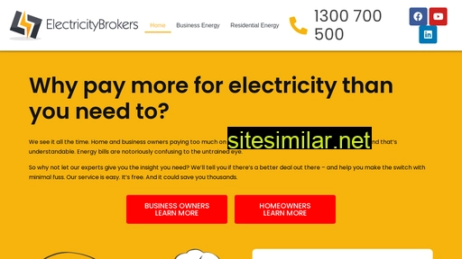 electricitybrokers.com.au alternative sites